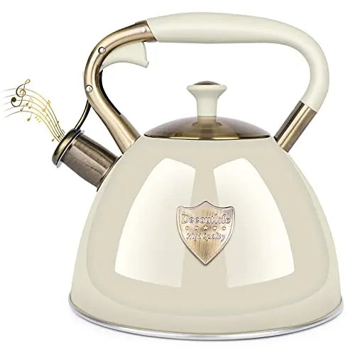  Tea Kettle Whistling Tea Pot with Ergonomic Handle
