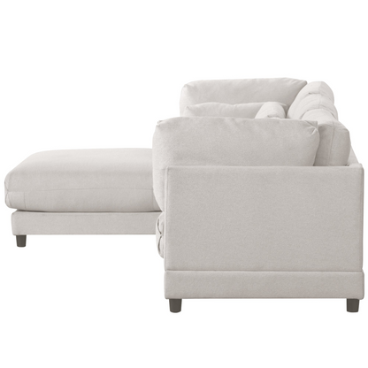 vntg 2 Pieces L shaped Sofa with Removable Ottomans