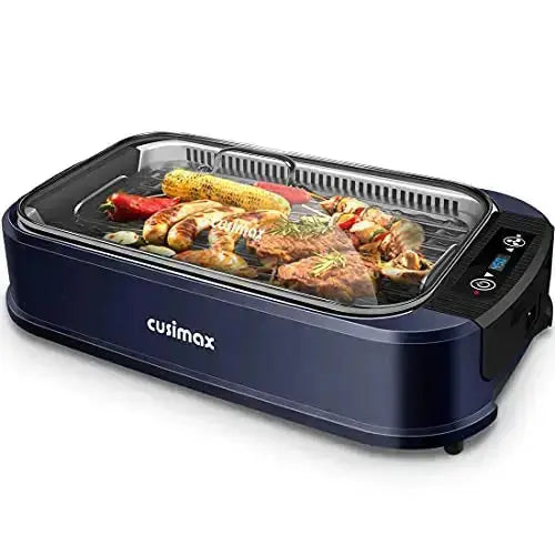 CUSIMAX Smokeless Grill  Indoor Electric Griddle With Smoke