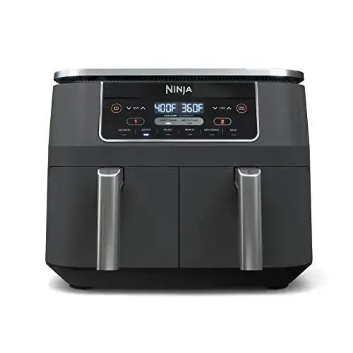  Ninja AF150AMZ Air Fryer XL, 5.5 Qt. Capacity that can Air Fry,  Air Roast, Bake, Reheat & Dehydrate, with Dishwasher Safe, Nonstick Basket  & Crisper Plate and a Chef-Inspired Recipe Guide
