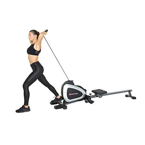 Fitness Reality Magnetic Rowing Machine with Bluetooth Workout Tracking Built-In Fitness Reality
