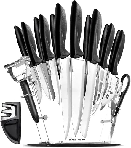 Home Hero - Steak Knives - Serrated Kitchen Steak Knives Set