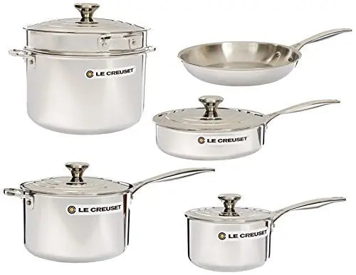  Le Creuset Tri-Ply Stainless Steel 10 pc. Cookware Set :  Everything Else