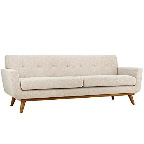 Modway Engage Sofa, Modern Upholstered Sofa - Beige