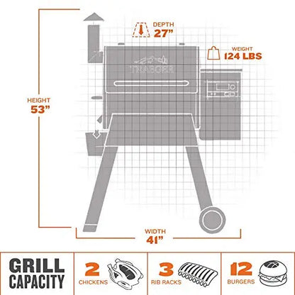 Traeger Grill Pro Series 575 Wood Pellet Grill and Smoker - Black Traeger