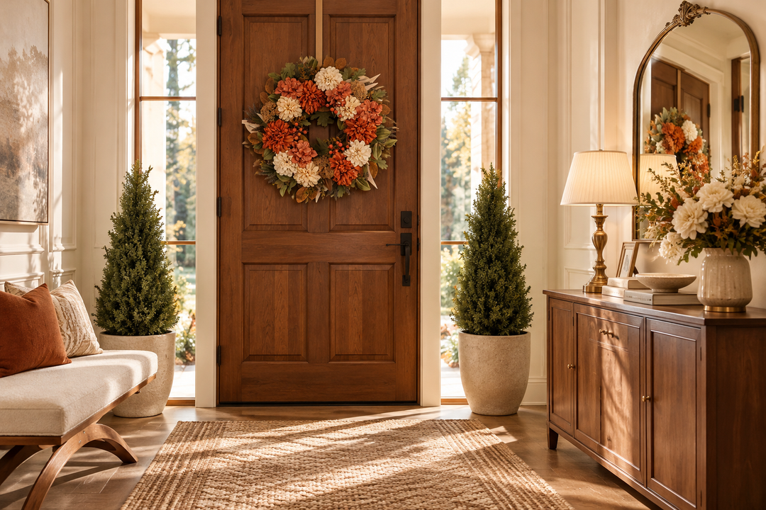 The Fall Entryway, Fully Styled: From the Front Door to the Console
