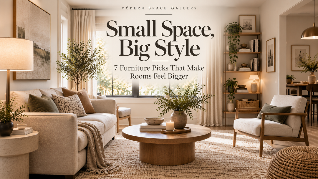 Small Space, Big Style: 7 Furniture Picks That Make Rooms Feel Bigger