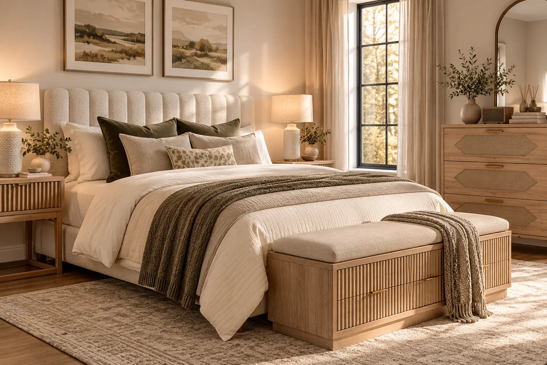 The Guest Room, Fully Styled: A Warm Welcome for the Holidays