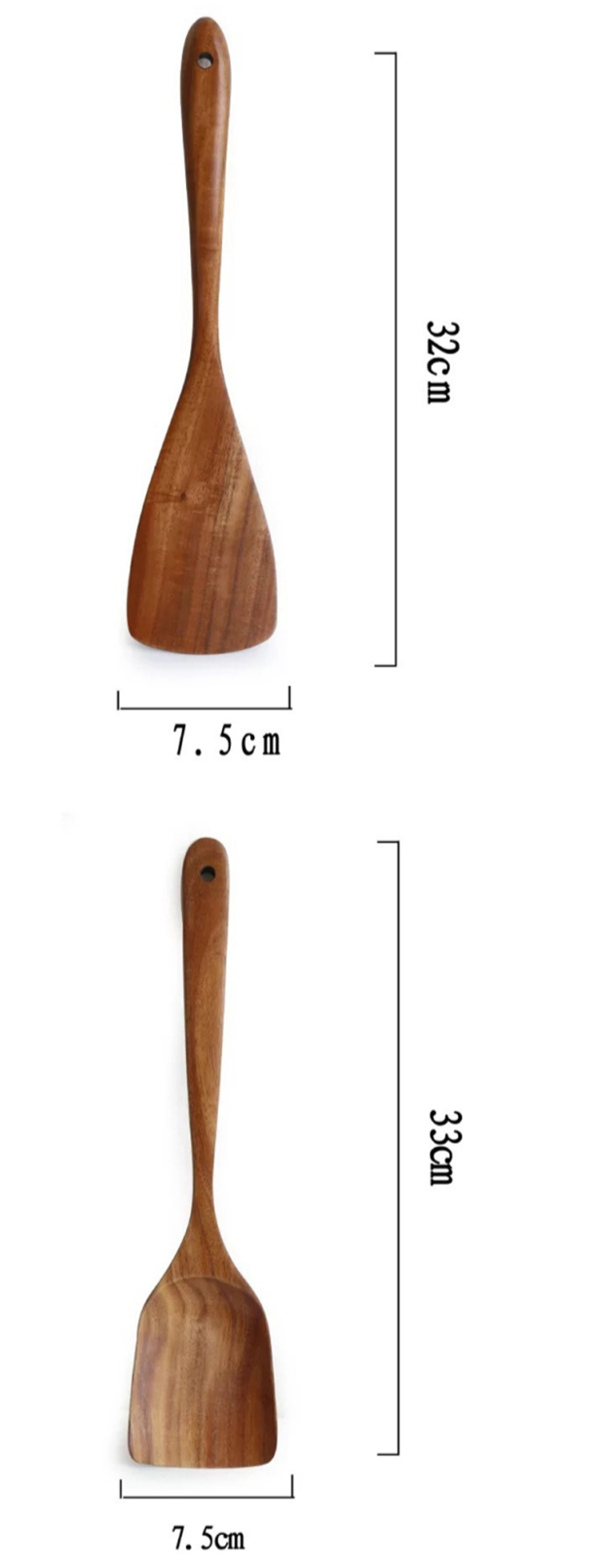 Thai Teak Wood Kitchen Utensils Set