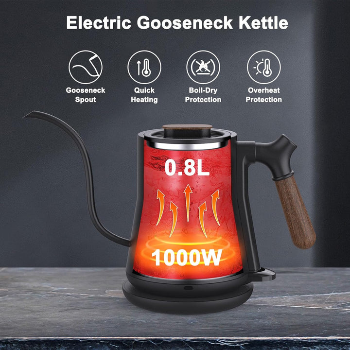 Rainbean Gooseneck Electric Kettle