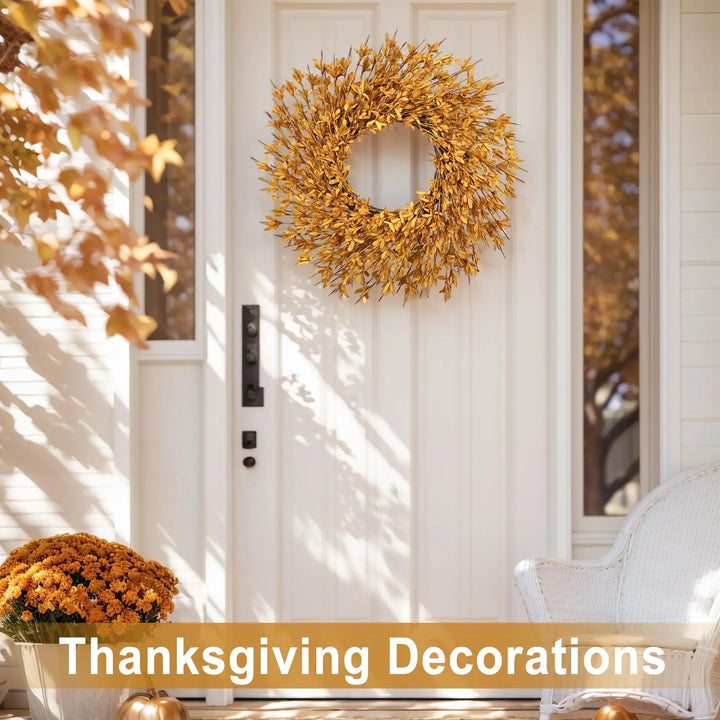 26 Inch Realistic Full Fall Wreaths for Front Door Outside Autumn Wreath