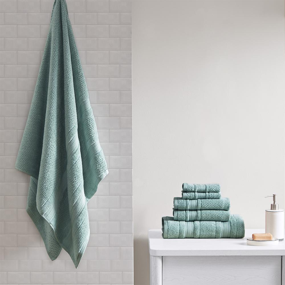 Madison Park Essentials Adrien Super Soft Towel Set - Teal