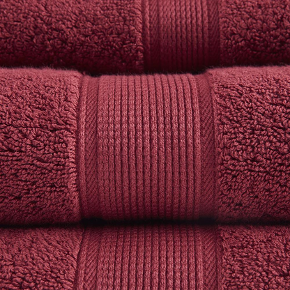 Madison Park Signature Bath Towel Set - Red
