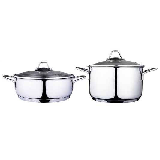 Serenk Modernist Cookware Set Saute Pan Stock Pot, 4 pcs Môdern Space Gallery
