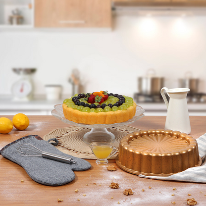 Serenk Fun Cooking Tart Pan Quiche Pan for Perfect Dishes Yellow Môdern Space Gallery
