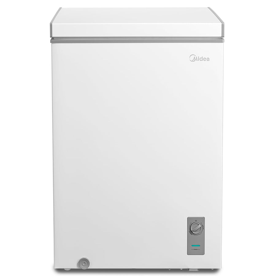 Midea MERC04C4BAWW Cubic Feet Chest Freezer, 3.5 Cu.ft-Convertible, White 