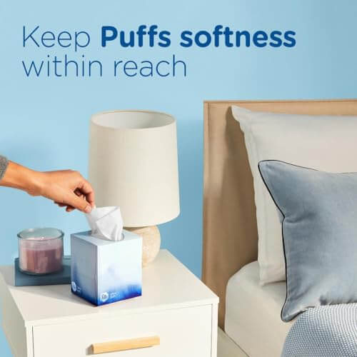 Puffs Ultra Soft Non-Lotion Tissues, 10 Cubes, 56 Tissues Per Box