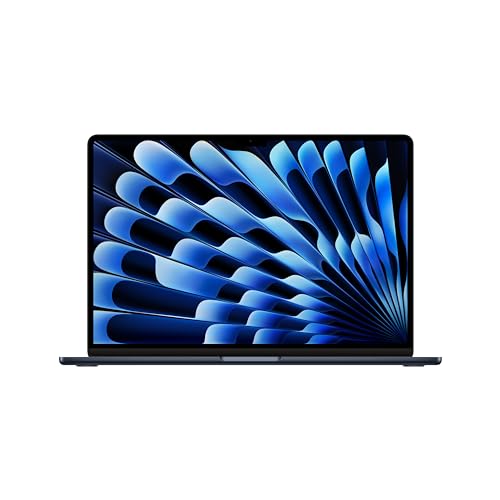 Apple 2024 MacBook Air 15-inch Laptop with M3 chip: Built for Apple Intelligence, 15.3-inch Liquid Retina Display, 8GB Unified Memory, 256GB SSD Storage, Backlit Keyboard, Touch ID; Midnight Apple