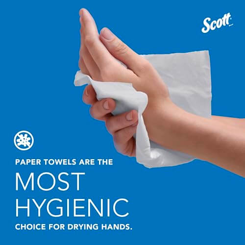 Scott® Professional Multifold Paper Towels, Bulk (01840), with Absorbency Pockets, 9.2" x 9.4" sheets, White, Compact Case for Easy Storage (250 Sheets/Pack, 16 Packs/Case, 4,000 Sheets/Case)