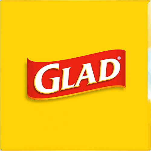 Glad Medium Kitchen Drawstring Trash Bags, 8 Gal, Fresh Clean Scent, 80 Ct (Package May Vary)