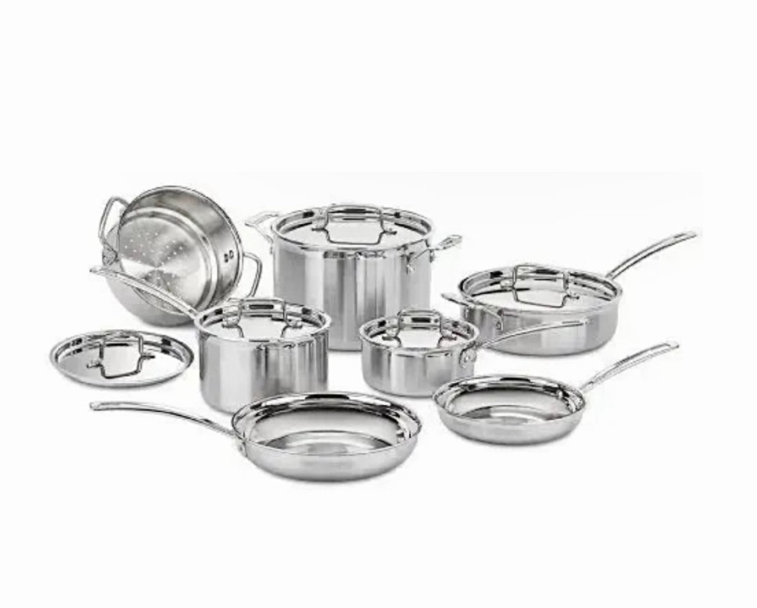 Cuisinart Multiclad Pro Cookware 12-Piece Set - Stainless Steel Cuisinart