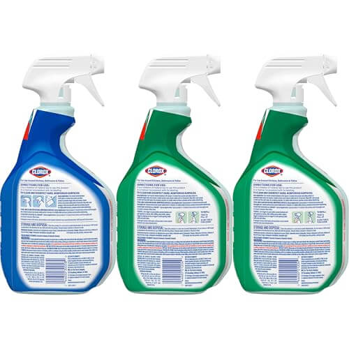 Clorox Clean-Up Cleaner + Bleach1 Value Pack, Household Essentials, 32 Fl Oz Each, Pack of 3