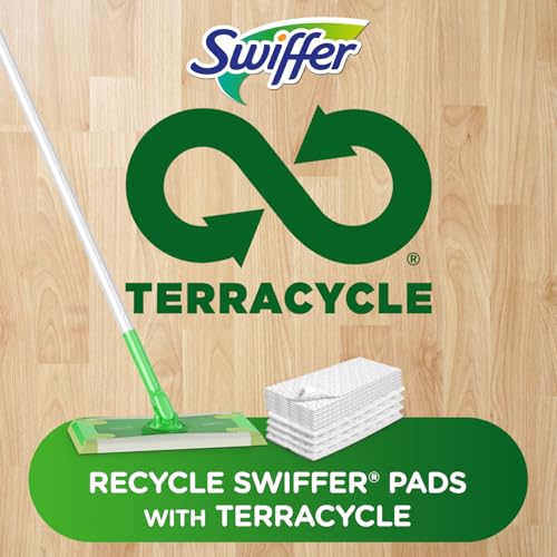 Swiffer Sweeper 2-in-1 Dry + Wet Floor Mopping and Sweeping Kit, Multi-Surface Kit for Floor Cleaning, Kit Includes 1 Sweeper, 14 Dry Sweeping Cloths, 5 Wet Mopping Cloths