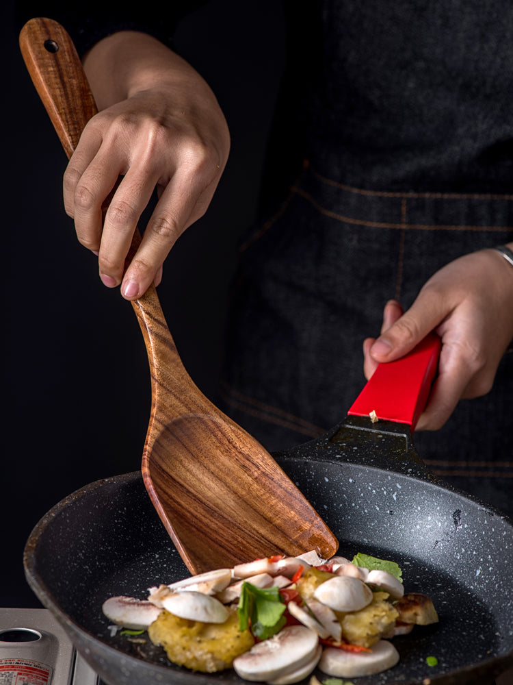 Thai Teak Wood Kitchen Utensils Set