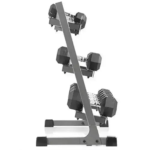 Xmark 3 tier online dumbbell rack