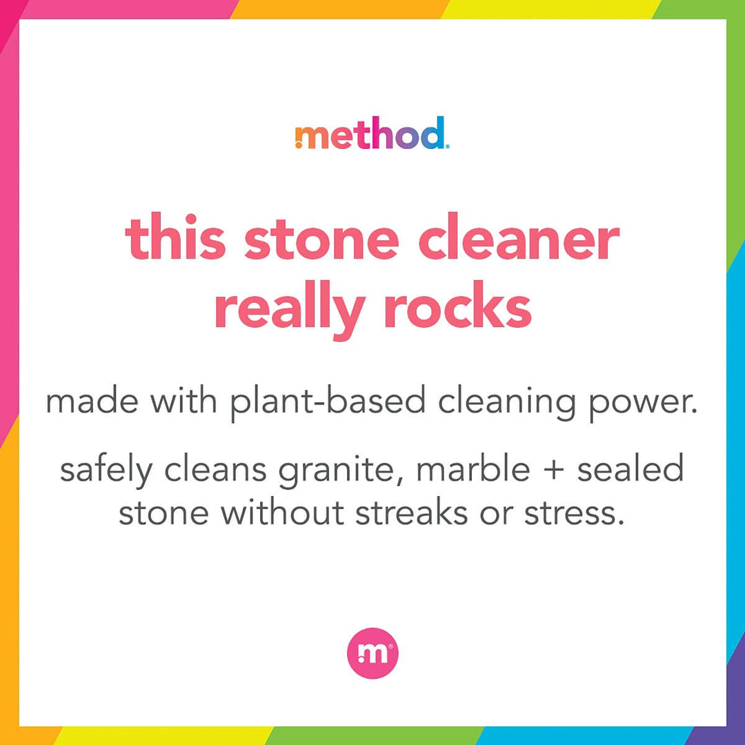 Method Daily Granite Cleaner Spray, Apple Orchard, Plant-Based Cleaning Agent for Granite, Marble, and Other Sealed Stone, 28 oz Spray Bottle (Pack of 1)