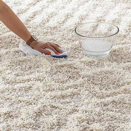 Livabliss Hapsburg Moroccan Shag Area Rug, 7'10" x 10'2, Beige 