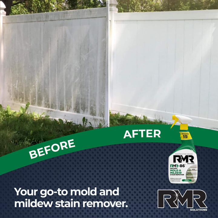 RMR-86 Instant Mold and Mildew Stain Remover Spray - Scrub Free Formula, 30 Fl Oz