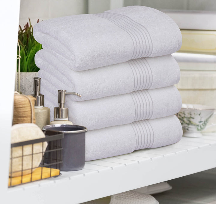 White Utopia Bath Towels