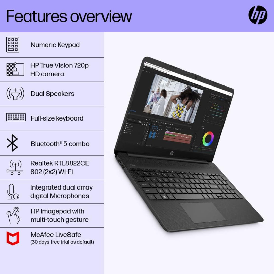 HP Newest Multitasking Slim Laptop 15.6"