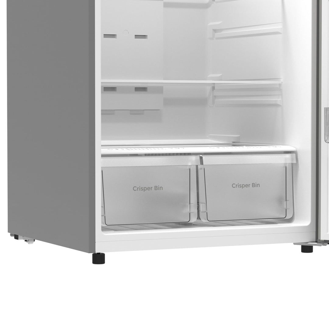 Kenmore 4661355 30" W Top Freezer Refrigerator with Adjustable Glass Shelving, Humidity Control Crispers, Quiet and Energy Efficient Inverter Compressor, Fingerprint Resistant Metallic Steel 