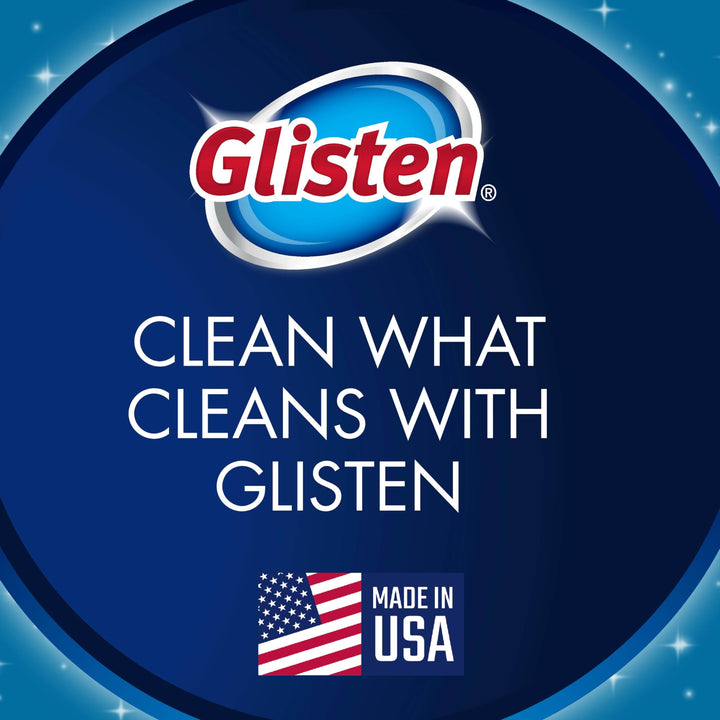 Glisten Garbage Disposer Cleaner and Freshener with Foaming Action, Helps Remove Buildup in Drains, Lemon Scent, 16 Packets