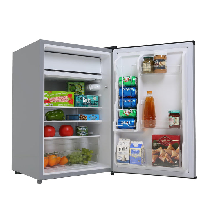 BLACK+DECKER BCRK43V Compact Refrigerator Energy Star Single Door Mini Fridge with Freezer, 4.3 Cubic Ft., VCM 