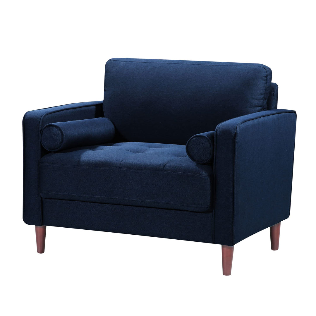 Lifestyle Solutions Lexington Armchair, Navy Blue 