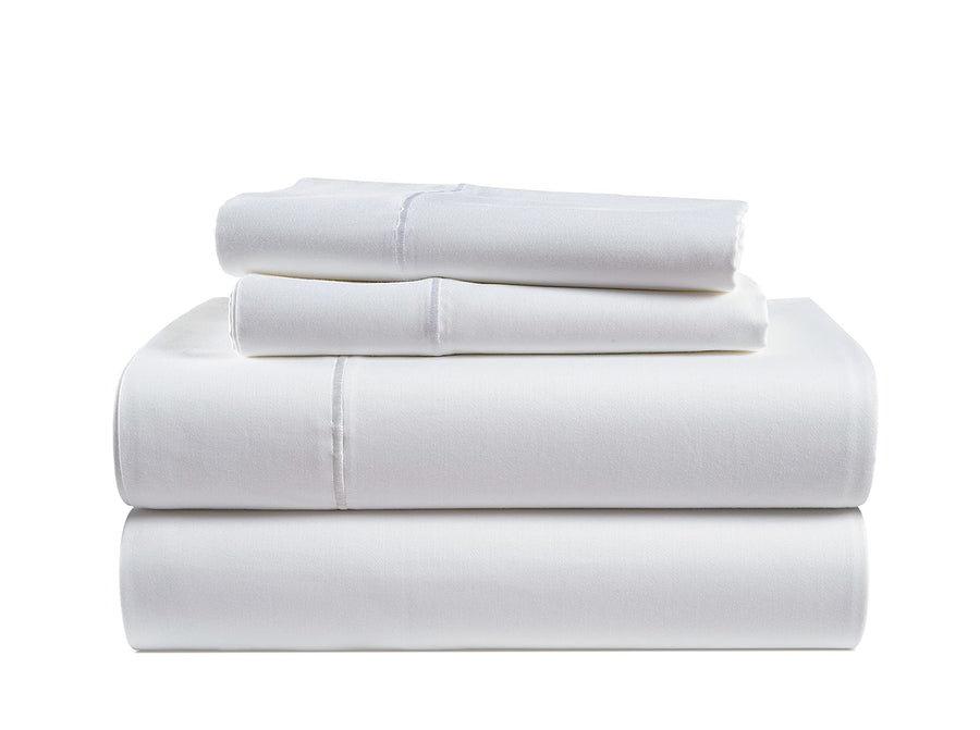 LANE LINEN 100% Egyptian Cotton Sheets King Size - 1000 Thread Count, 4Pc King Size Sheets Set, Smooth Sateen Weave King Sheets, Ultra Luxury Bed Sheets, 16" Deep Pocket King Sheet Set - White Sheets LANE LINEN