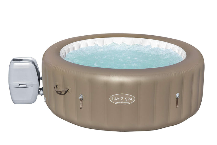 Lay-Z-Spa Palm Springs Inflatable Portable Hot Tub Spa, 4-6 Person Bestway