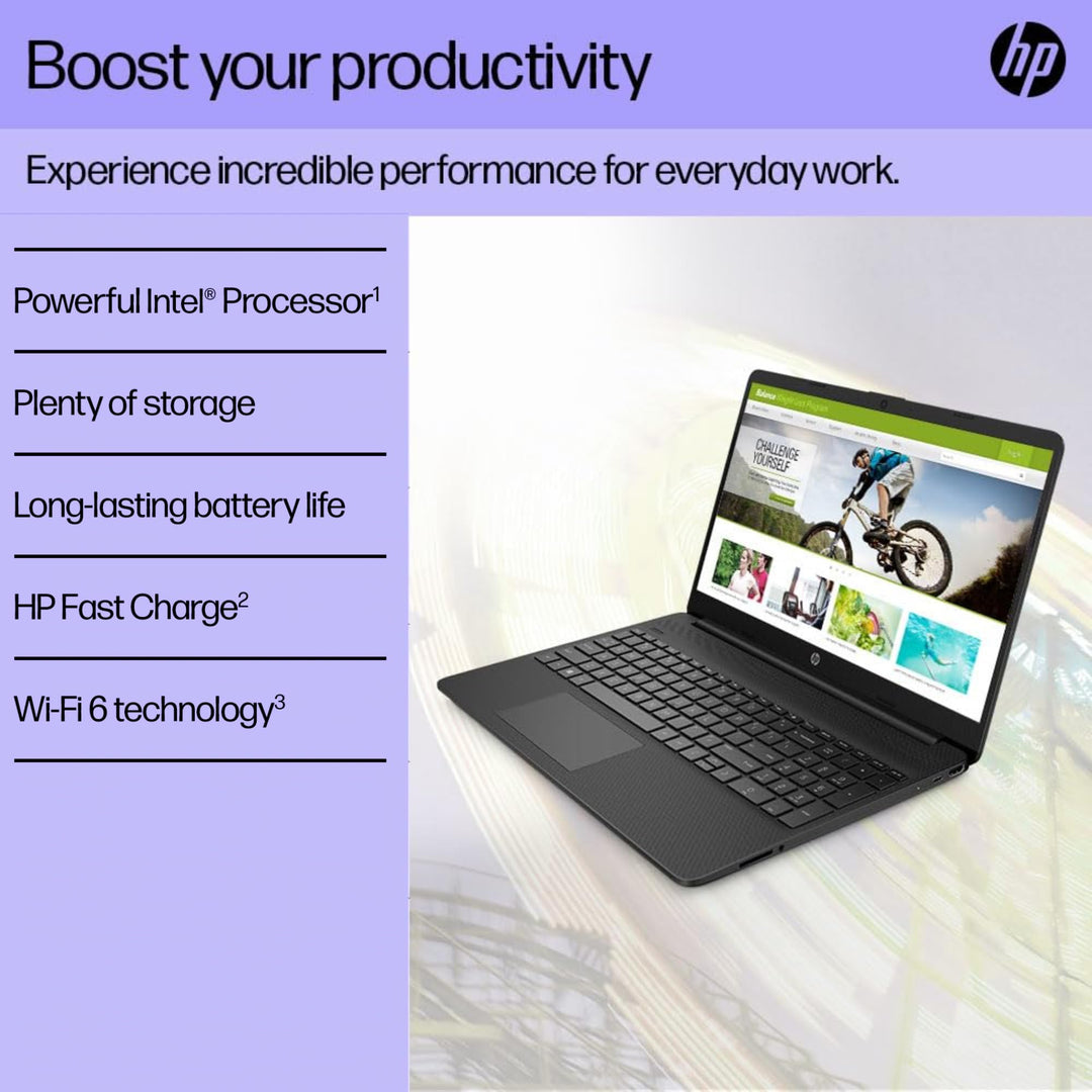 HP Newest Multitasking Slim Laptop 15.6"