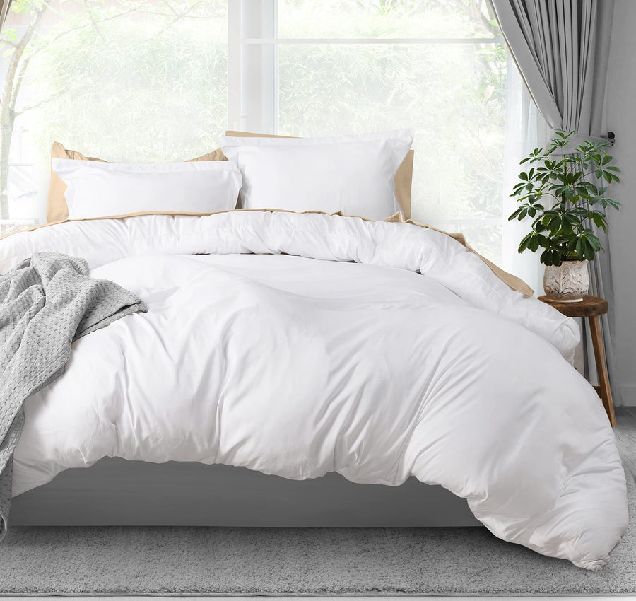 Utopia Bedding Duvet Cover Queen Size - 1 Duvet Cover with 2 Pillow Shams - 3 Pieces Bedding Duvet Cover with Zipper Closure - Soft Brushed Microfiber, 90 X 90 Inches (Queen, White) Utopia Bedding