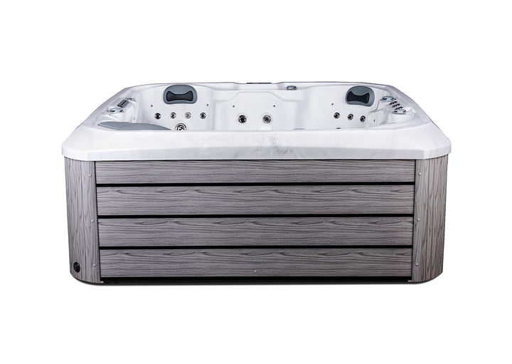 Comfort Hot Tubs - Hot Tub Spa - Seats 5-6 People - 51 Jets – Roll Cover, Water Fountains, Ozonator, LED Lights, Headrests, and More Comfort Hot Tubs