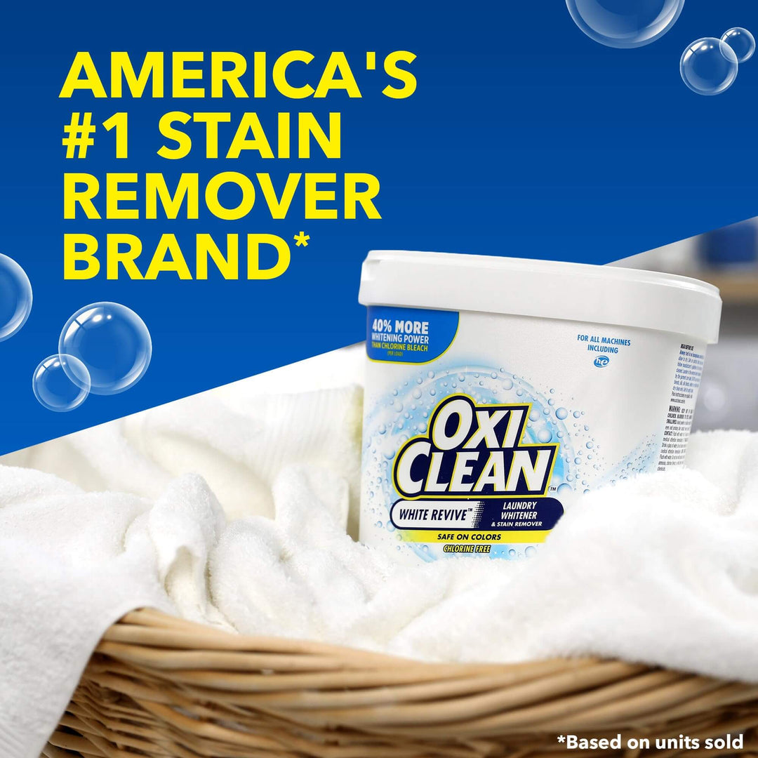 OxiClean White Revive Laundry Whitener and Stain Remover Powder, 5 lb