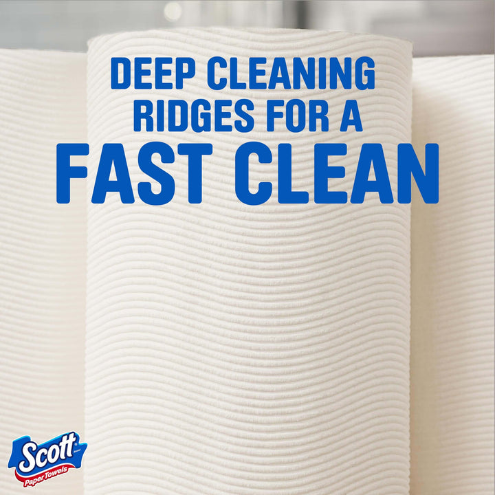 Scott Paper Towels, Choose-A-Sheet, 6 Double Rolls = 12 Regular Rolls (100 Sheets Per Roll)