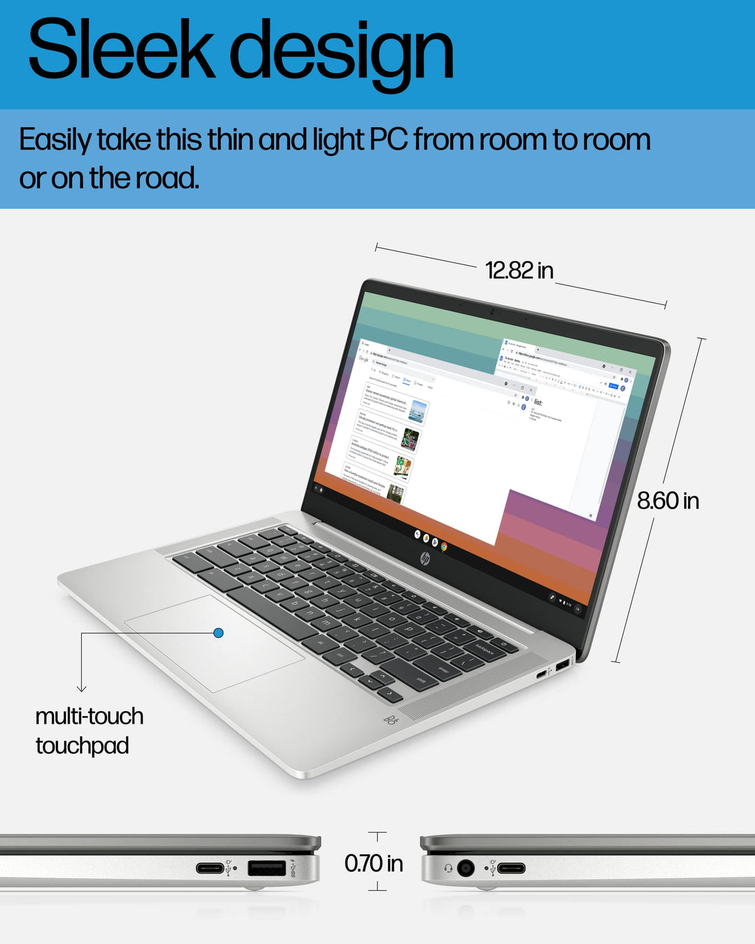 HP Chromebook 14 Laptop 2022