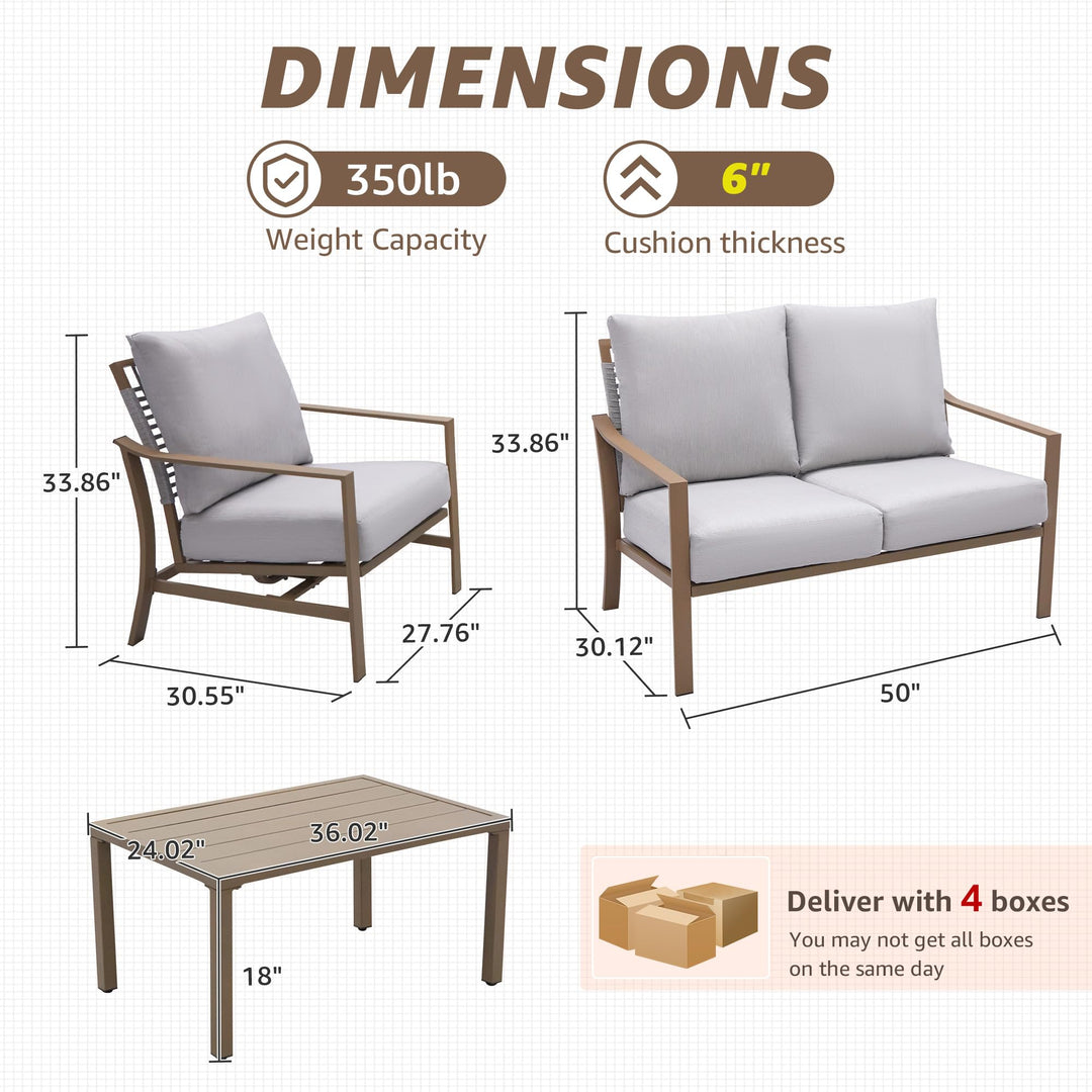 NATURAL EXPRESSIONS Patio Furniture Set