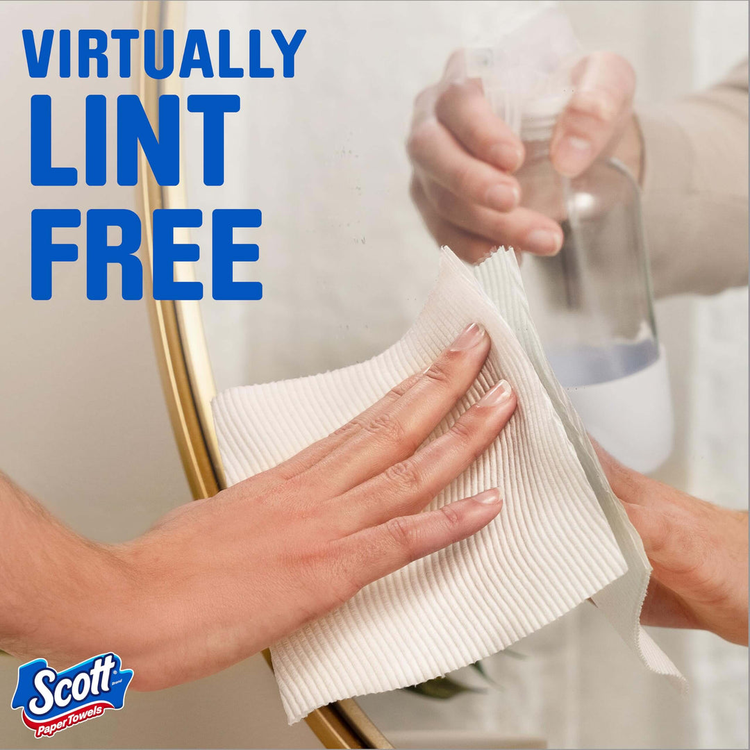 Scott Paper Towels, Choose-A-Sheet, 6 Double Rolls = 12 Regular Rolls (100 Sheets Per Roll)