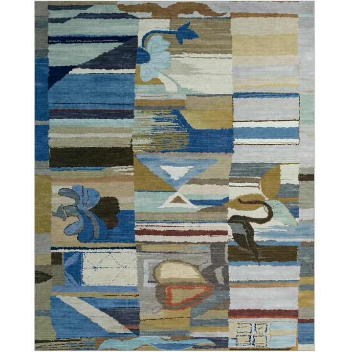 8x10 Modern Abstract Washable Area Rug for Living Room,Bedroom,Dining Room 