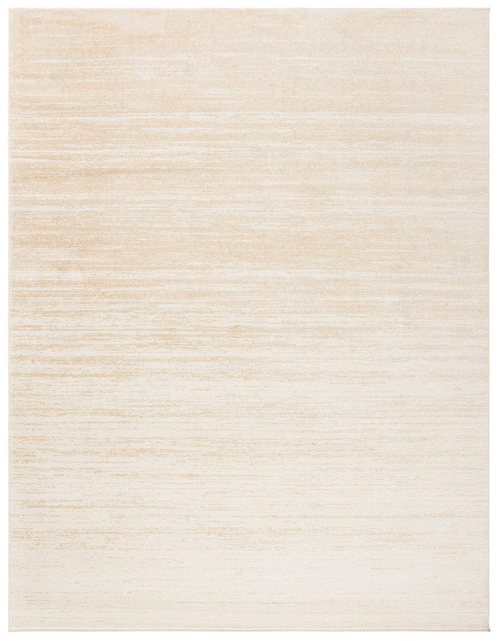 SAFAVIEH Adirondack Collection Area Rug - 8' x 10', Champagne & Cream, Modern Ombre Design, Non-Shedding & Easy Care, Ideal for High Traffic Areas in Living Room, Bedroom (ADR113W) 